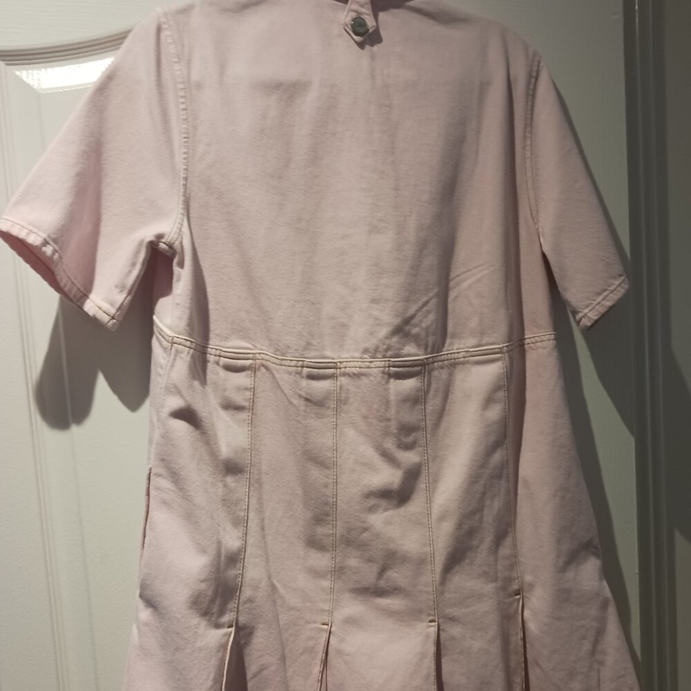 Nwt GANNI dress chalk pink size 42 $495 retail - Picture 2 of 8